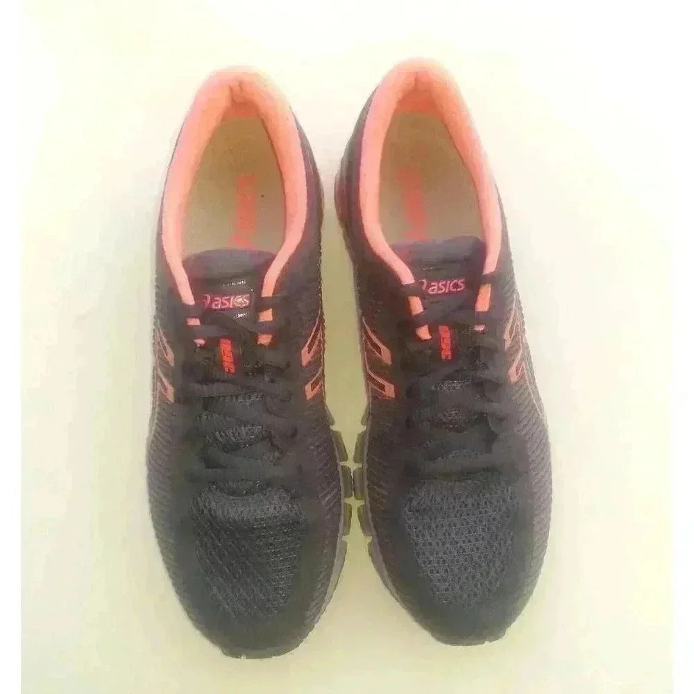 Asics Womens Gel-Quantum 360 Cm Running Shoes Gray/ Pink T6G6N Lace Up Mesh 8